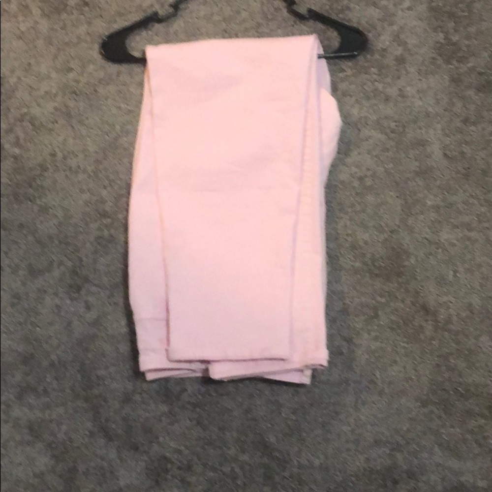 Pink colored pants